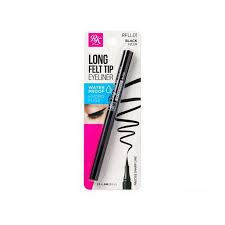 Ruby Kisses Long Felt Tip Eyeliner Water Proof Black RFLL01 .04oz