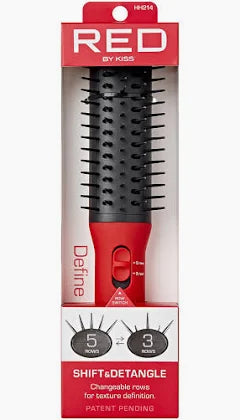 Red shift detangle hairbrush