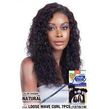 Model Model Fresh Wet & Wavy Deep Wave Curl 7pc Natural 14 16 18