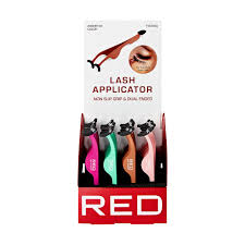 Red lash applicator