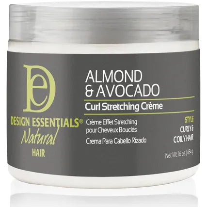 Design Essentials Almond And Avocado Curl Stretching Creme 16oz