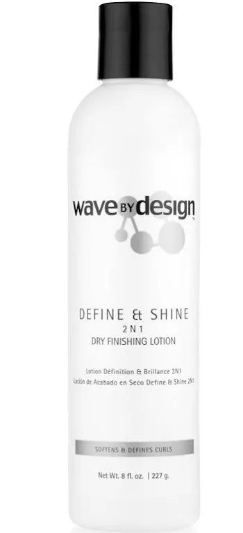 WAVE BY DESIGN Define & shine 2n1 dry Finishing lotion 8oz