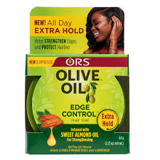 Ors Olive oil Edge Control Hair Gel All Day Extra Hold 2.25oz