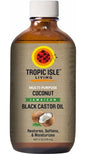 Tropic Isle coconut black castor oil 4oz