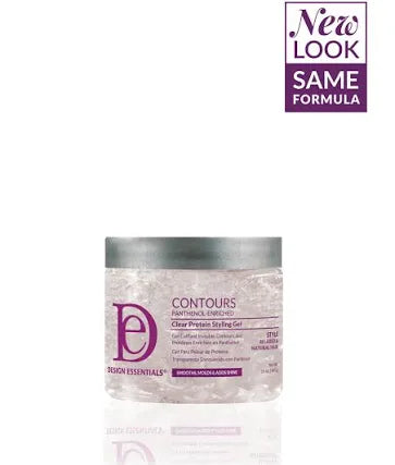 Design Essentials Contours clear protien styling gel 16oz