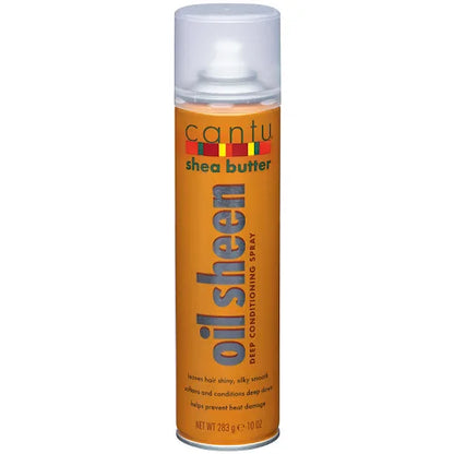 Cantu shea buttet Oil sheen deep conditioning spray 10oz