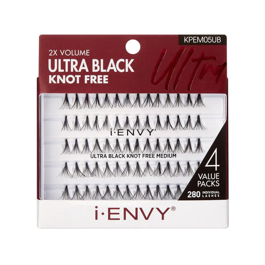 i-Envy 2X Volume Ultra Black Knot Free 4 Value Packs KPEM05UB