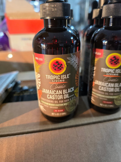 Tropic Isle castor oil (xx dark)4oz by Beauty Giant