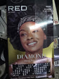Red diamond bling bonnet