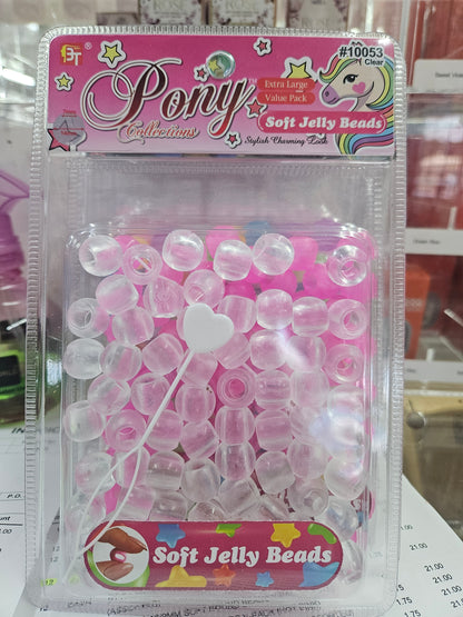 Pony soft jelly beads by Beauty Giant