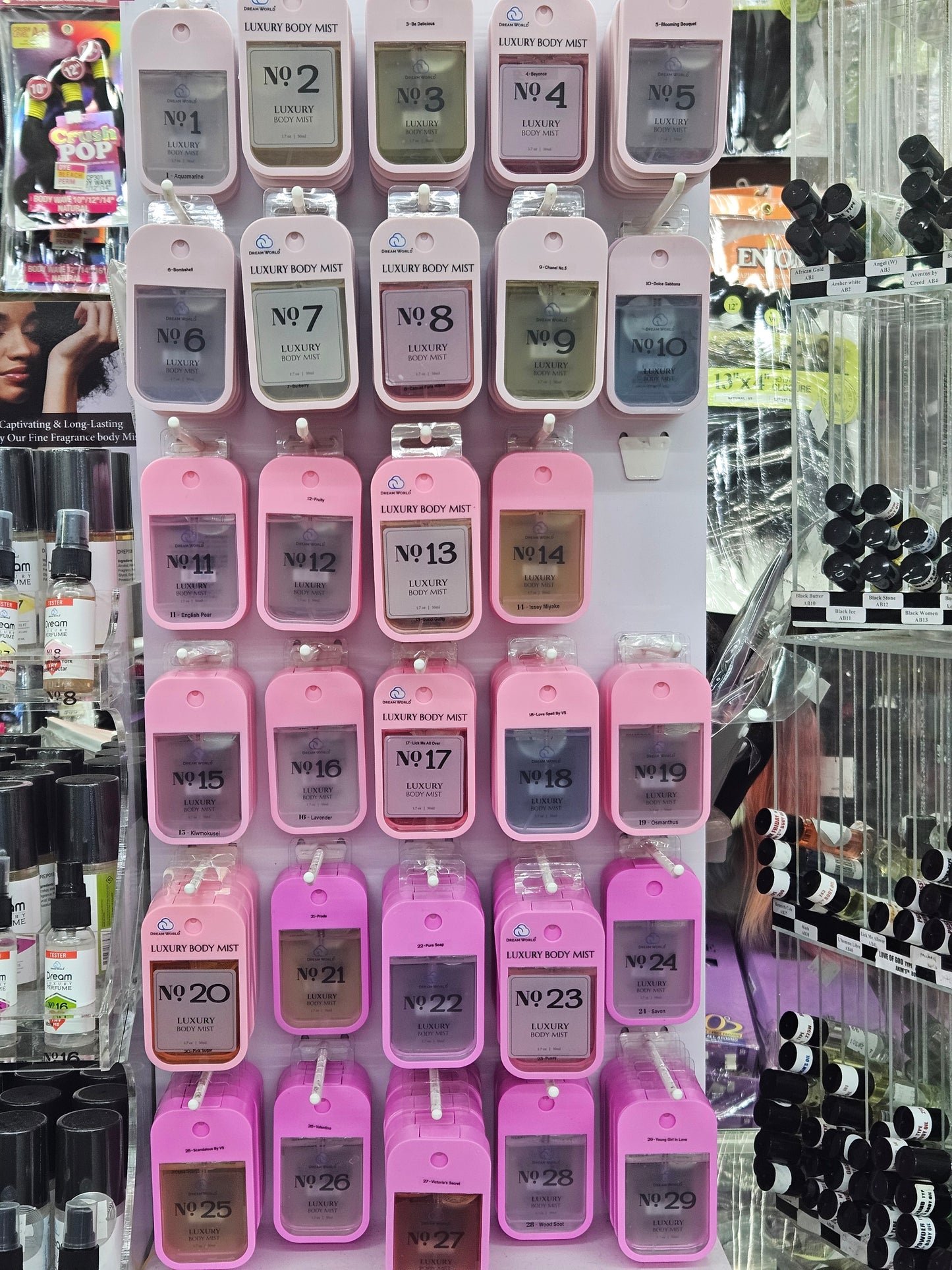 Dream world luxury body mist