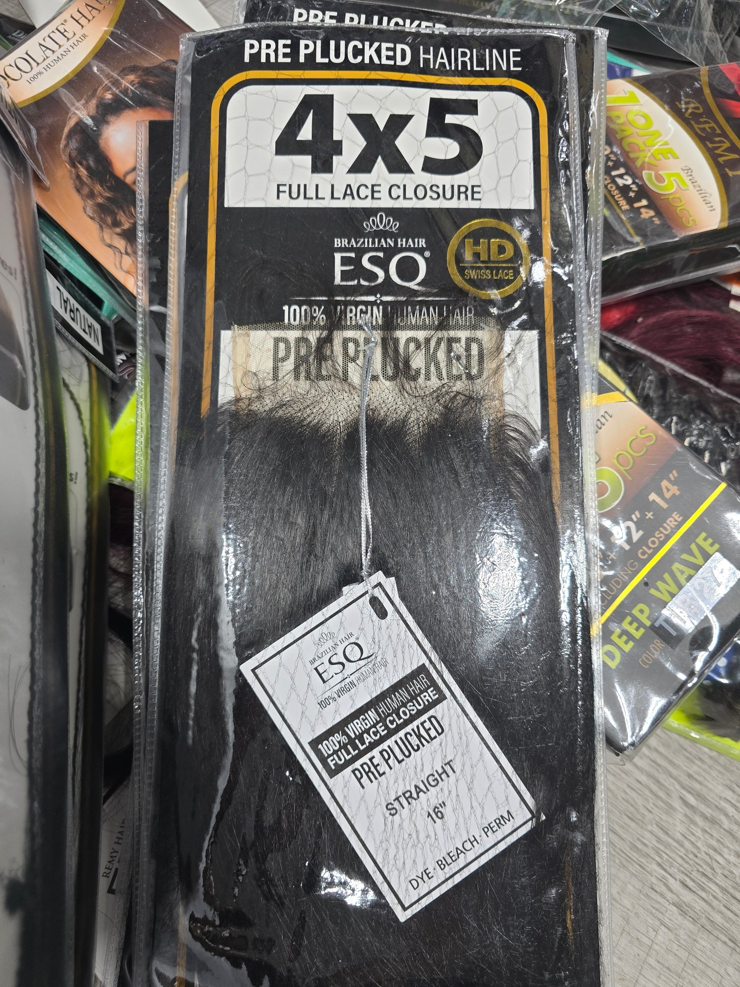 Esq 4×5 full lace closure