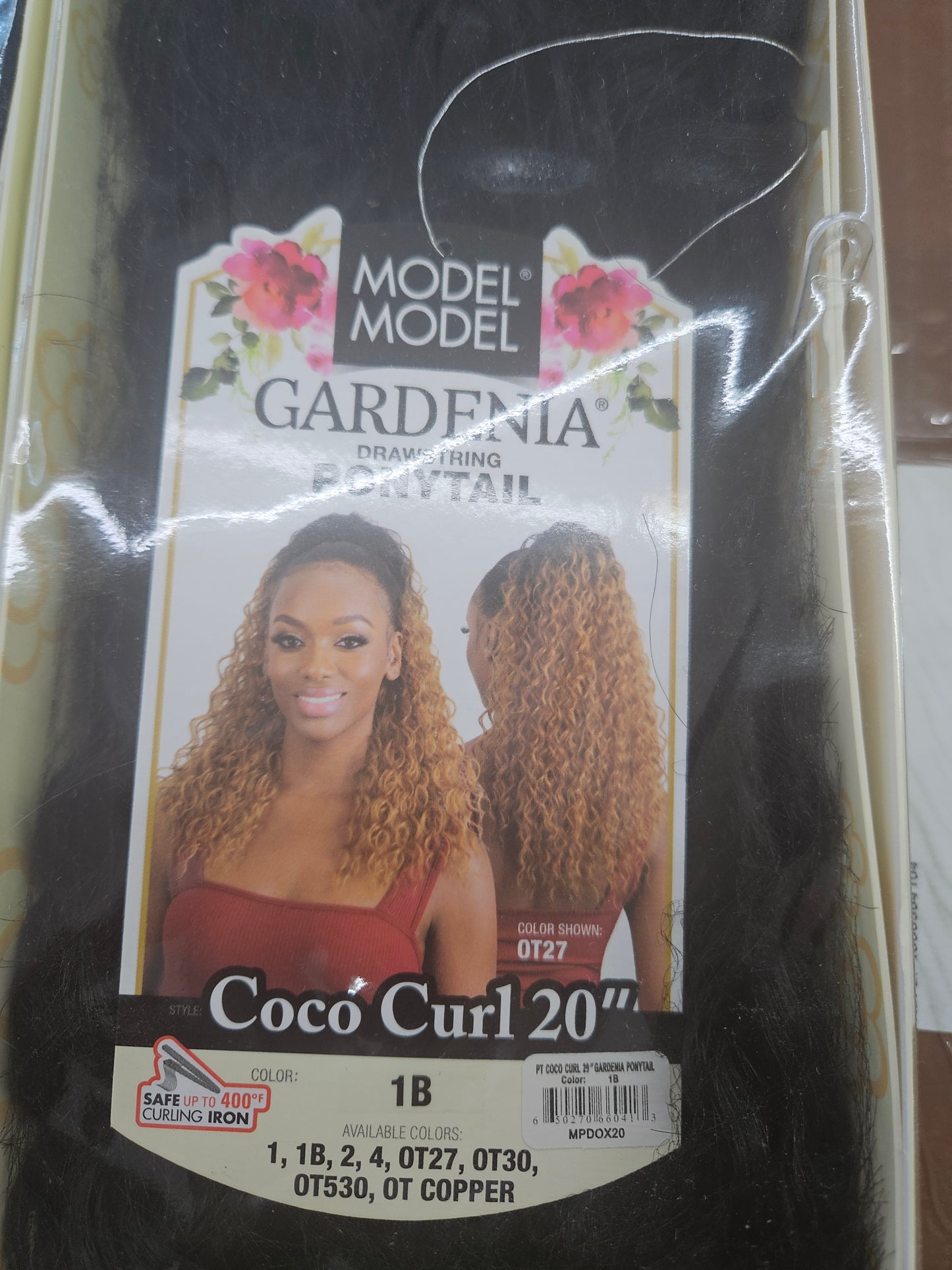 Model model coconut curl ponytail 20"
