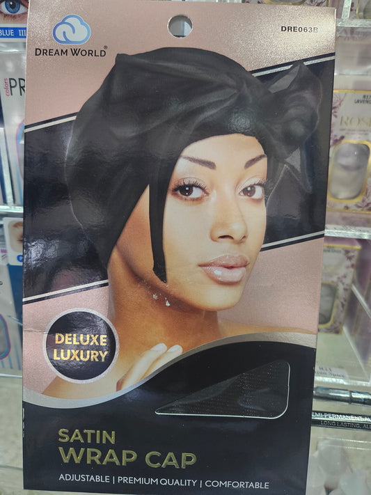 Dream world satin wrap cap