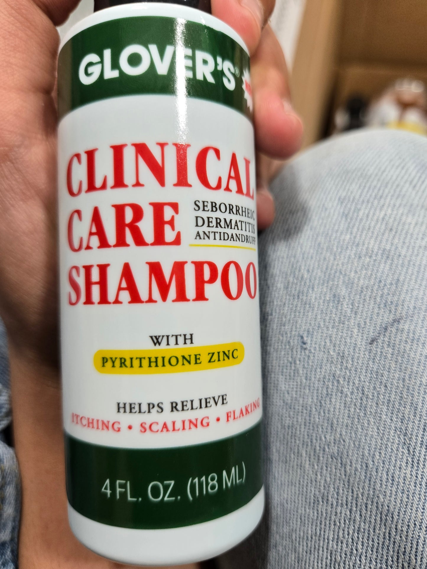 Gloves clinical care shampoo