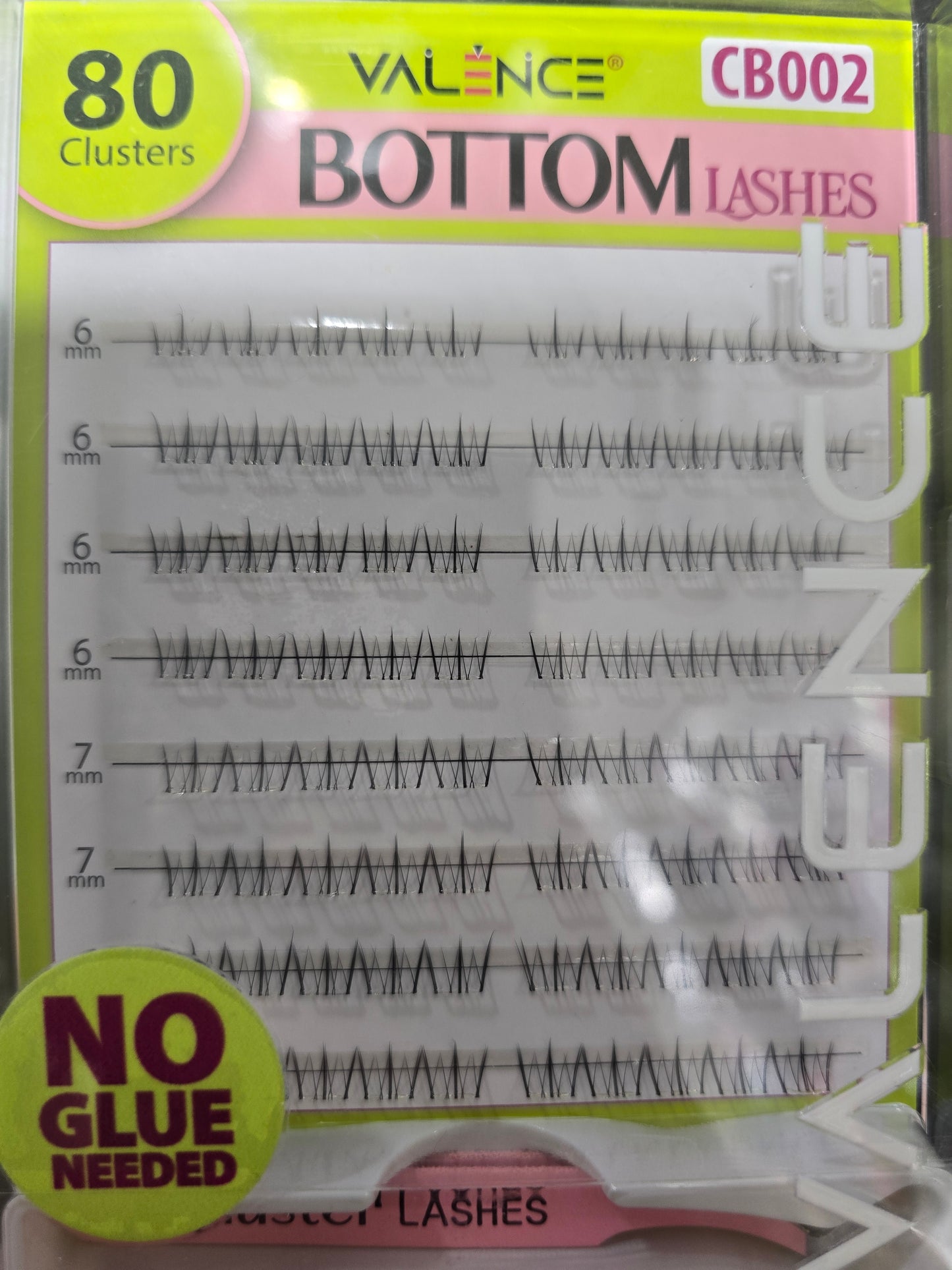 Valence Pre-Glue Bottom Lash 80Pc Cluster