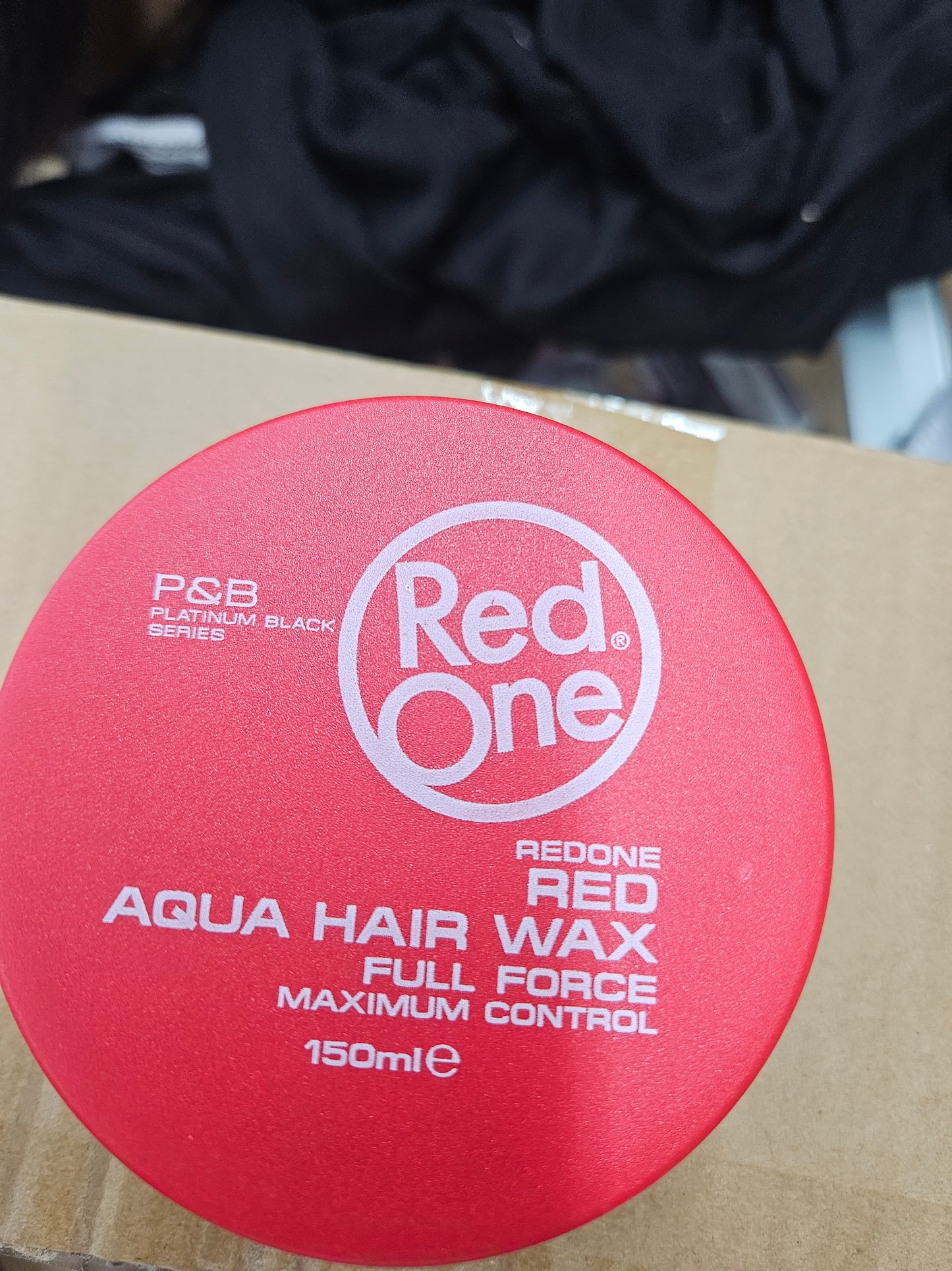 P&B Platinum black  series Red One Aqua Hair Wax.
