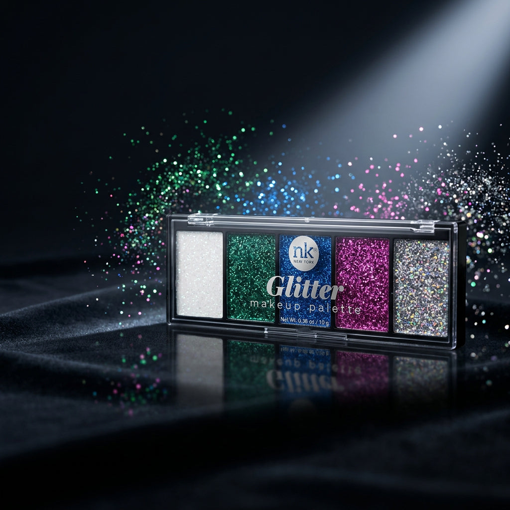 NK GLITTER MAKE UP PALETTE Electro pop by Beauty Giant