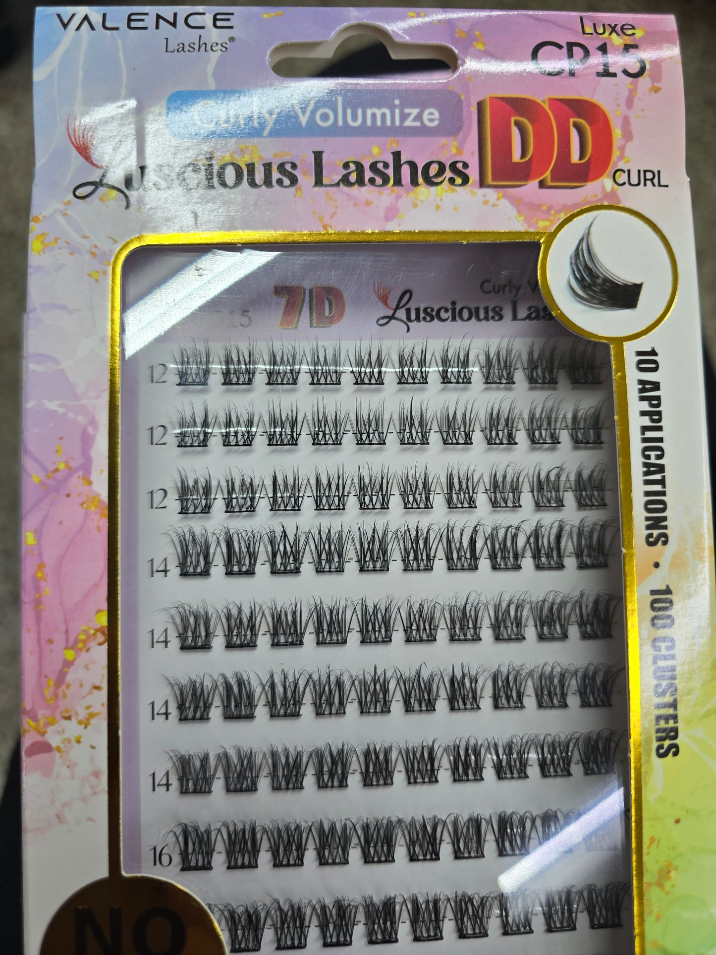 Valence Lashes Curly Volumize Luscious Lashes DD Curl