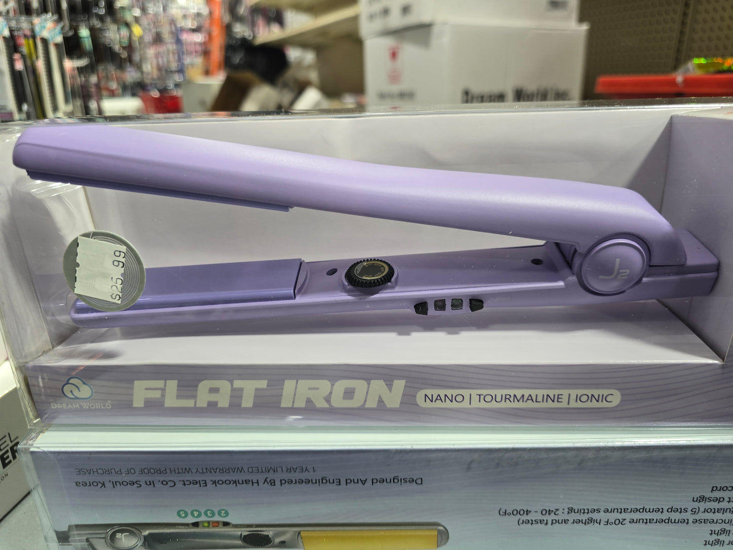 Flat iron 1" lavender