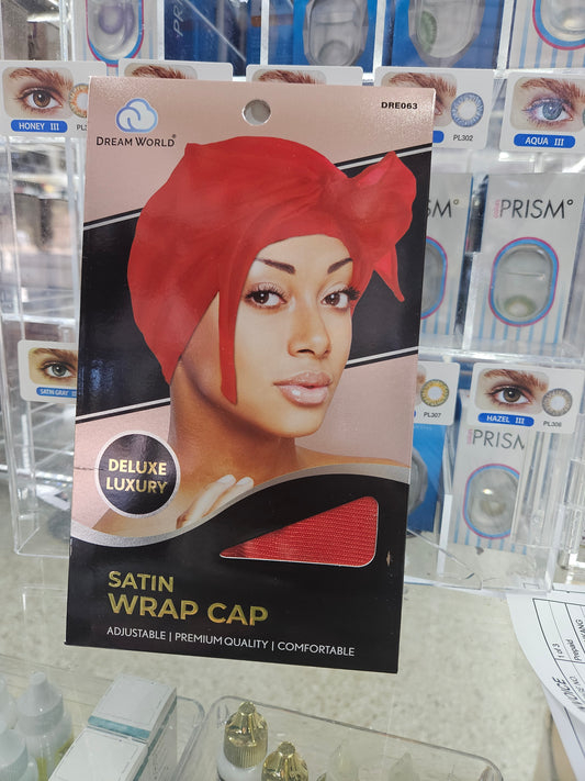 Dream satin wrap cap