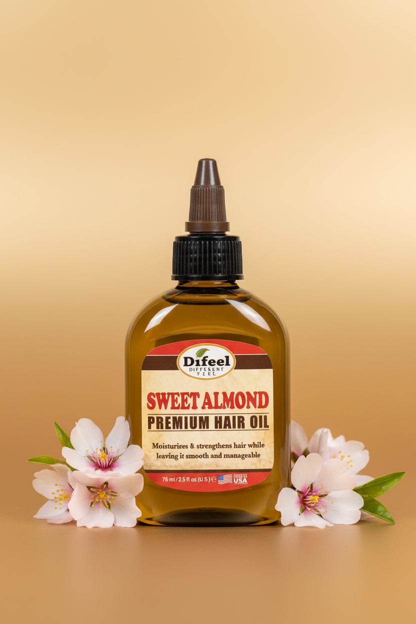 DIFEEL HAIR OIL S/ALMOND 2.5OZ by Beauty Giant