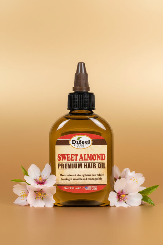 DIFEEL HAIR OIL S/ALMOND 2.5OZ by Beauty Giant