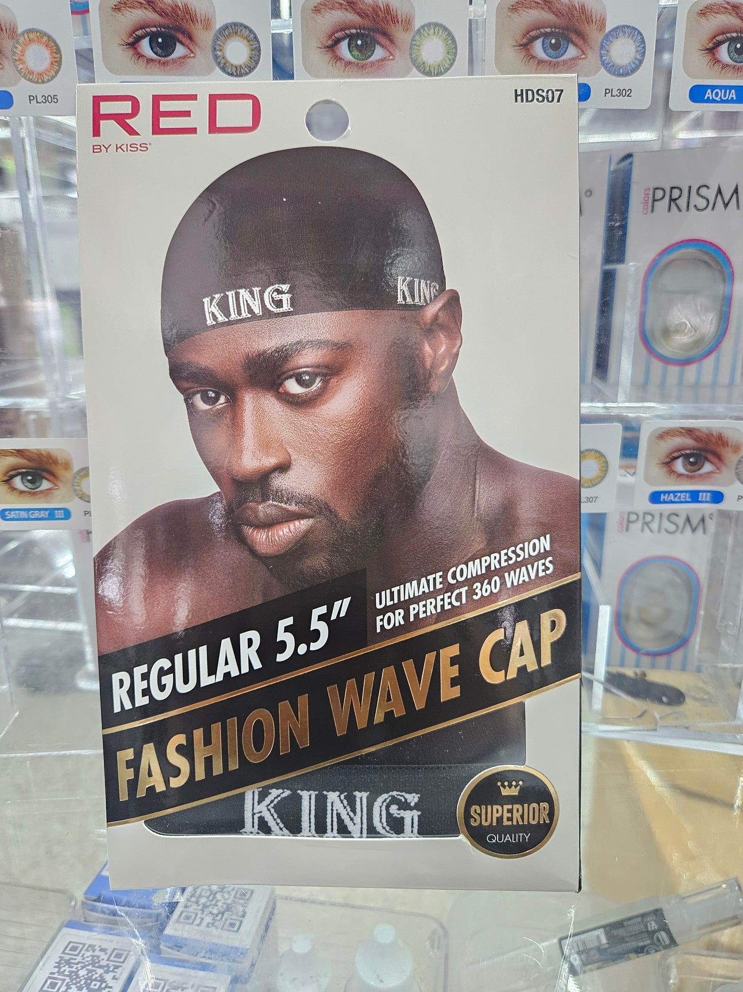 Red fashion wave cap