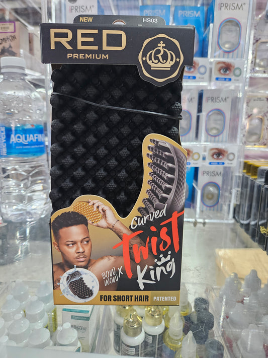 Red premium curved twist king