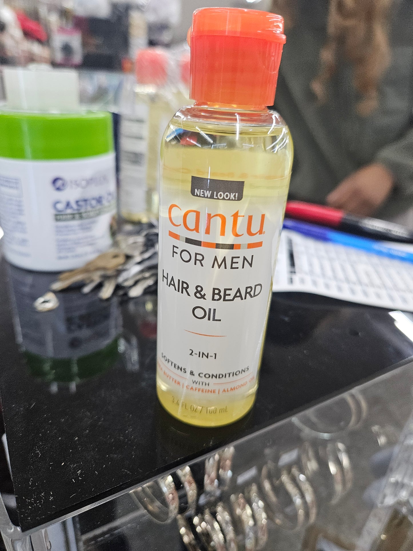 Cantu for men hair n beard oil