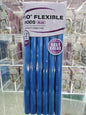 10" flexible rods blue 12pcs 9/16