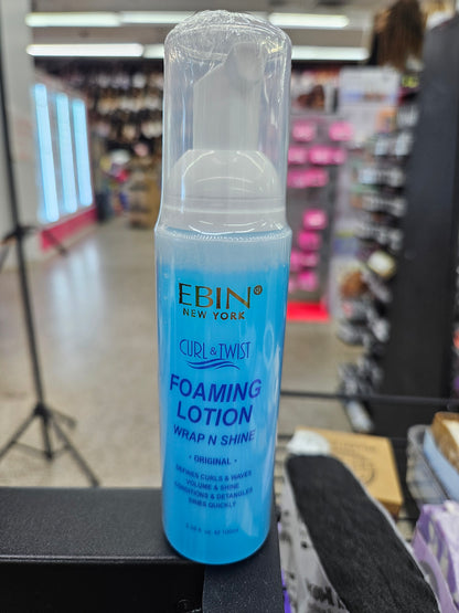 Ebin curl n twist foaming lotion