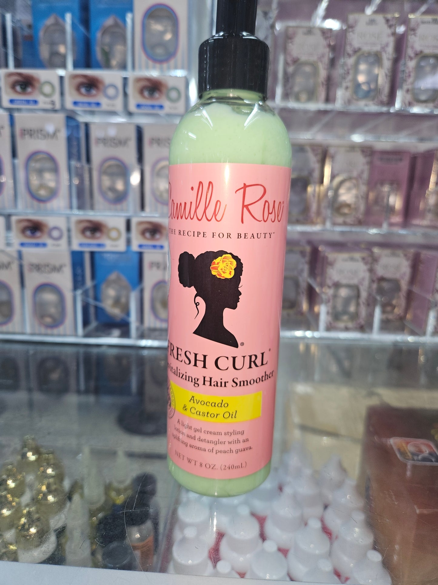Camille Rose  fresh curl revitalizing hair smoother