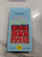 PoshMellow Toe Tally Trendy Gel Look toenails Neon Scarlet 65683 by Beauty Giant