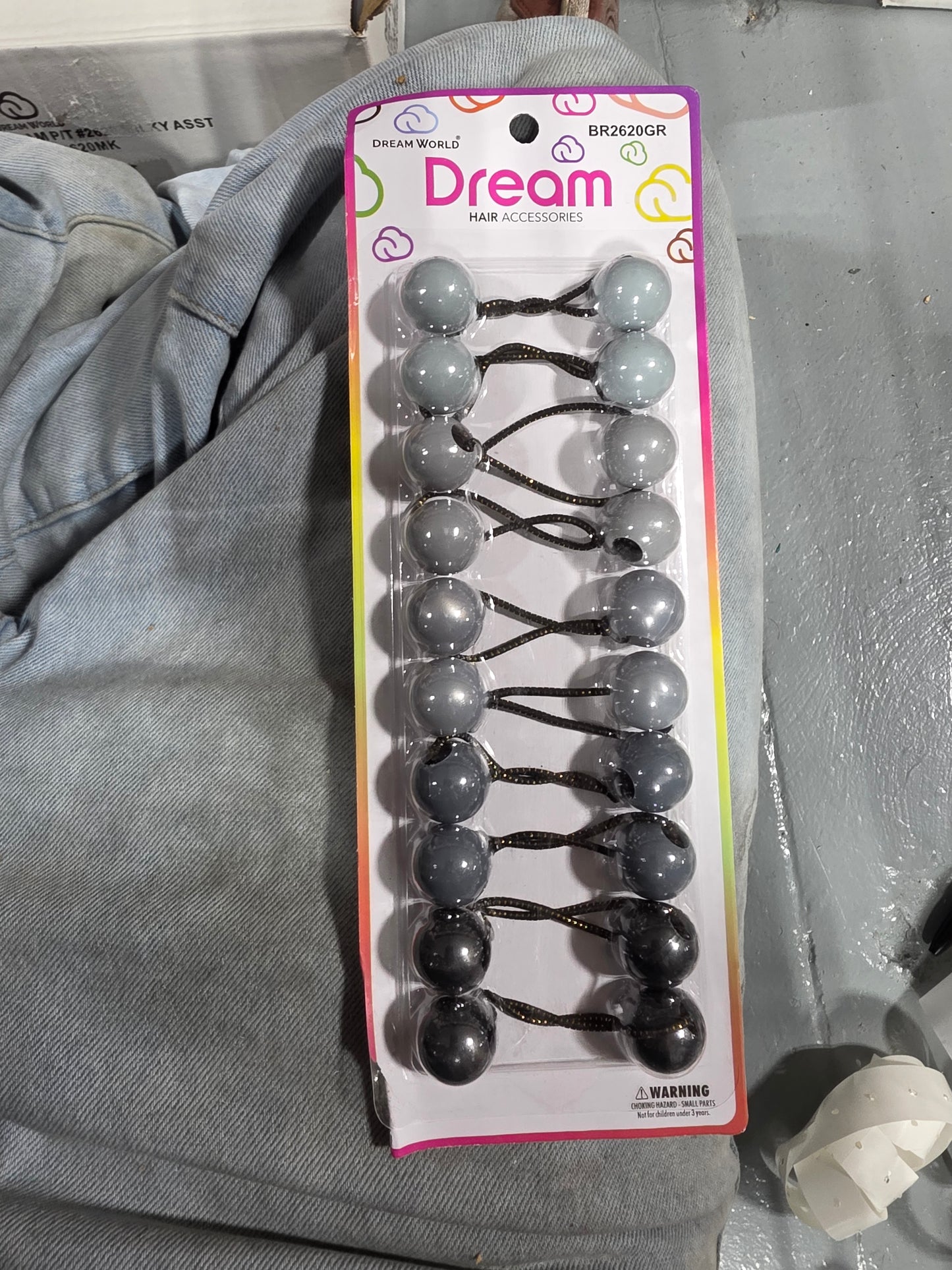 Dream 20mm hair accessories gray mix