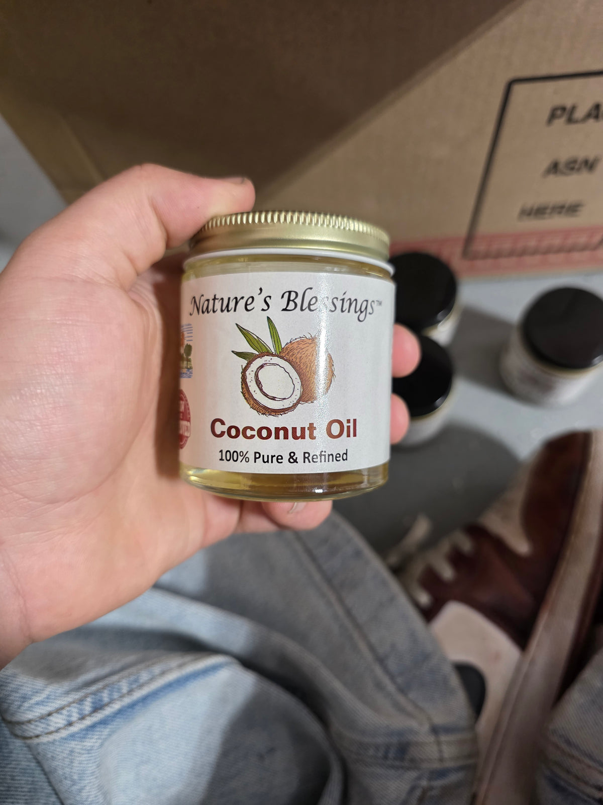 NATURE'S BLESS COCONUT OIL 3.7Z by Beauty Giant