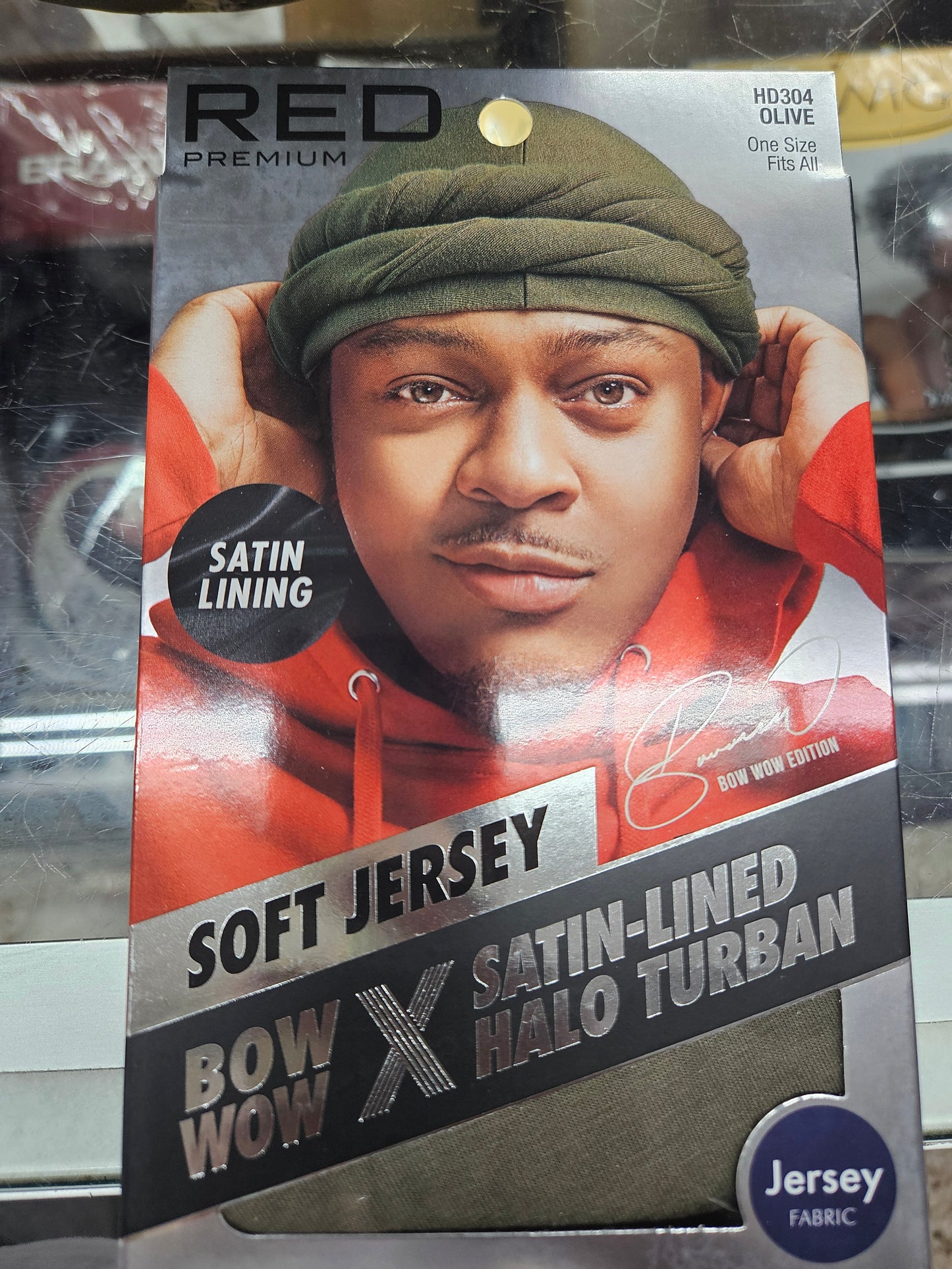 Bow wow satin lined turban