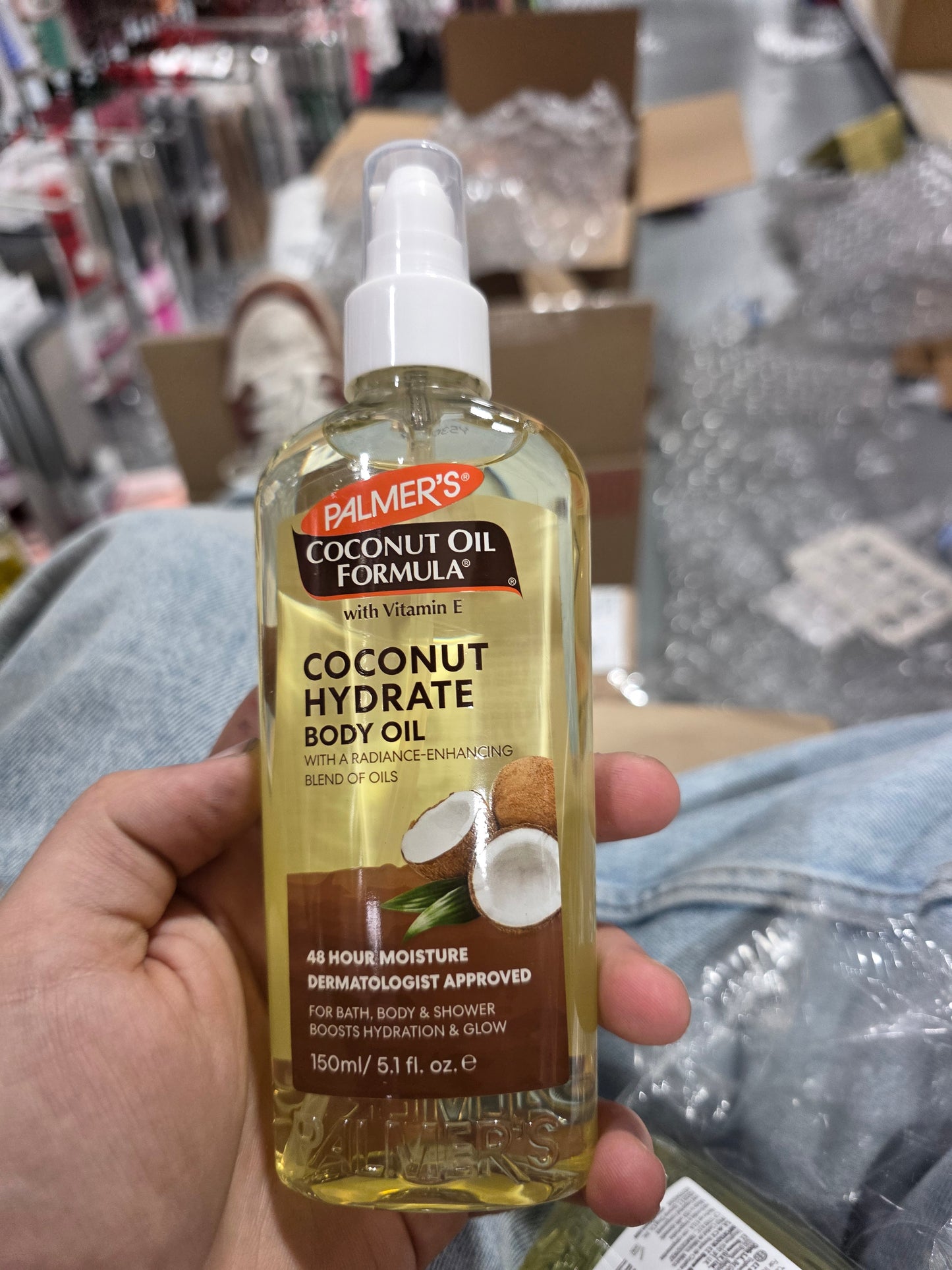 Palmers coconut formula coconut hydrate body oil 5.1oz