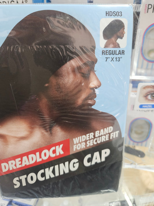 Red dreadlocks stocking cap