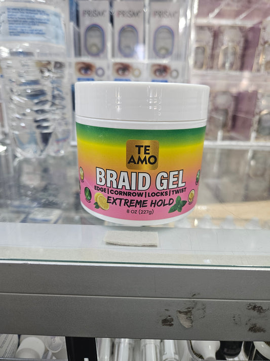 Te amo braid gel lemon scent