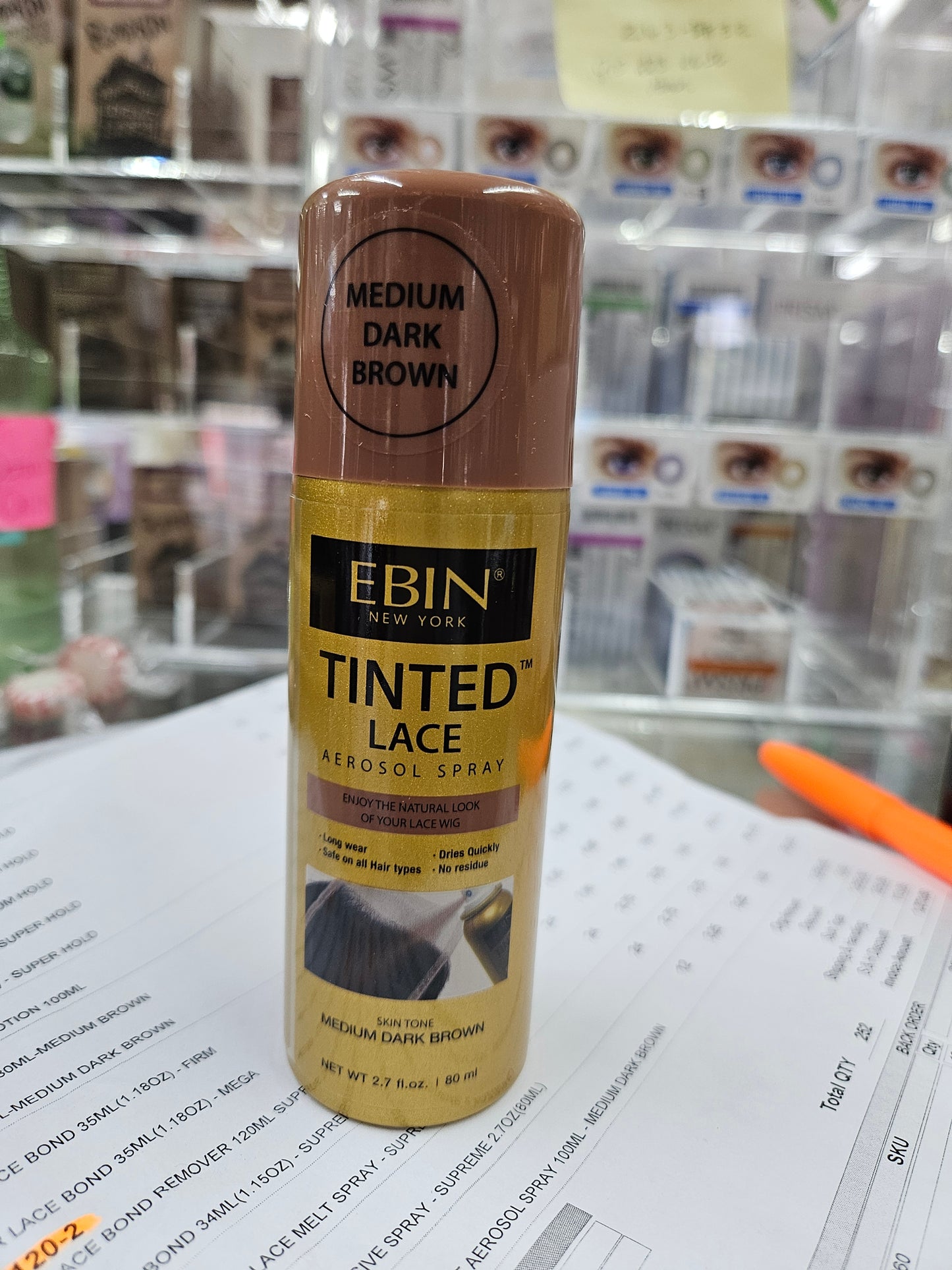 Ebin new york tinted lace aerosol spray 2.7 oz