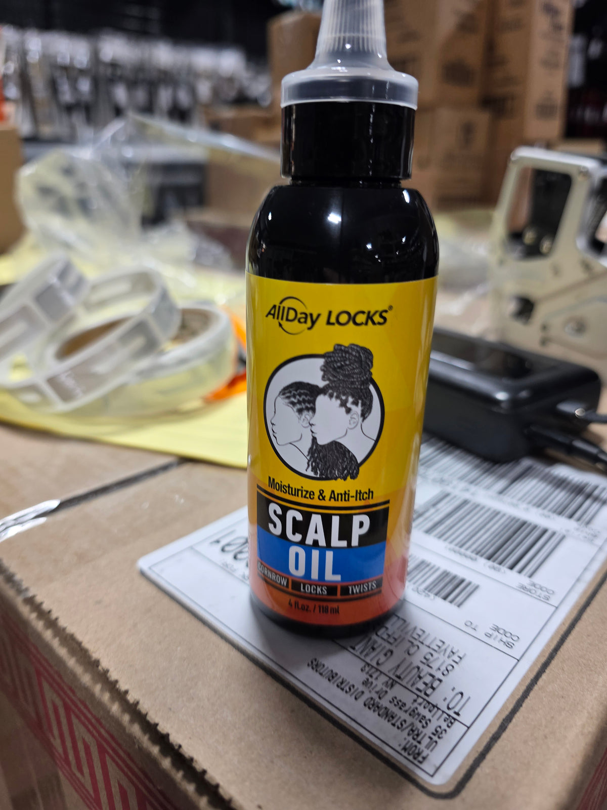 ALLDAY LOCKS SCALP OIL 4Z by Beauty Giant
