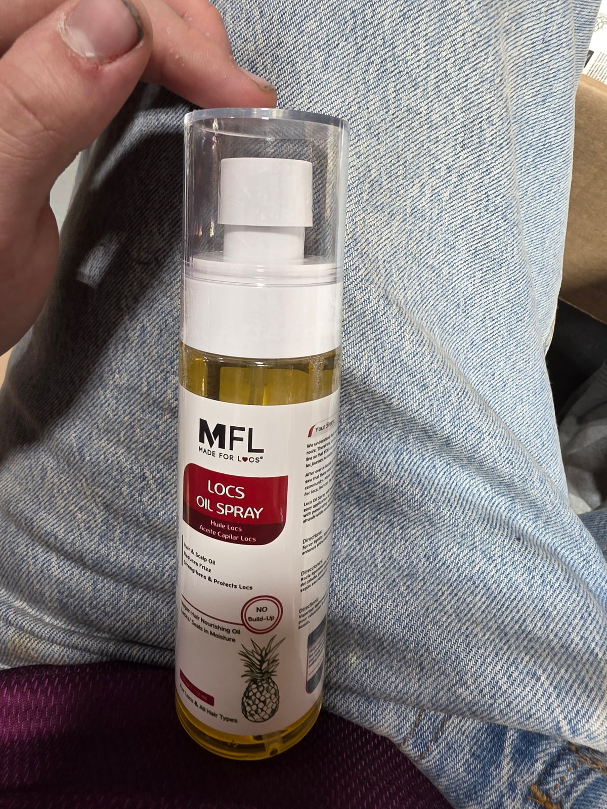 MADE FOR LOCS VEGAN OIL SPRAY4Z by Beauty Giant