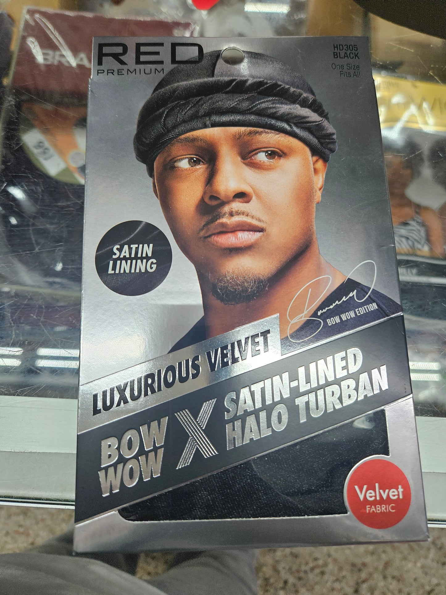 Bow wow satin lined turban