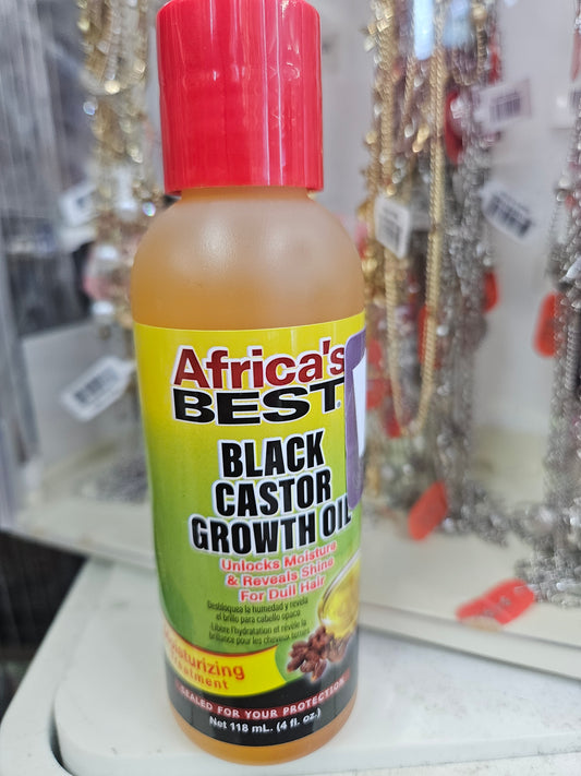 African best black castor growth oil 4oz