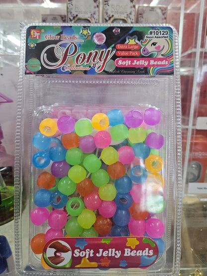 Pony soft jelly beads by Beauty Giant