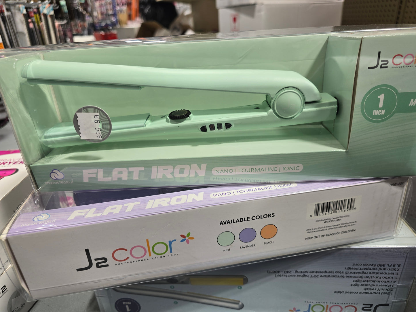 Flat iron 1" mint dre2201-1