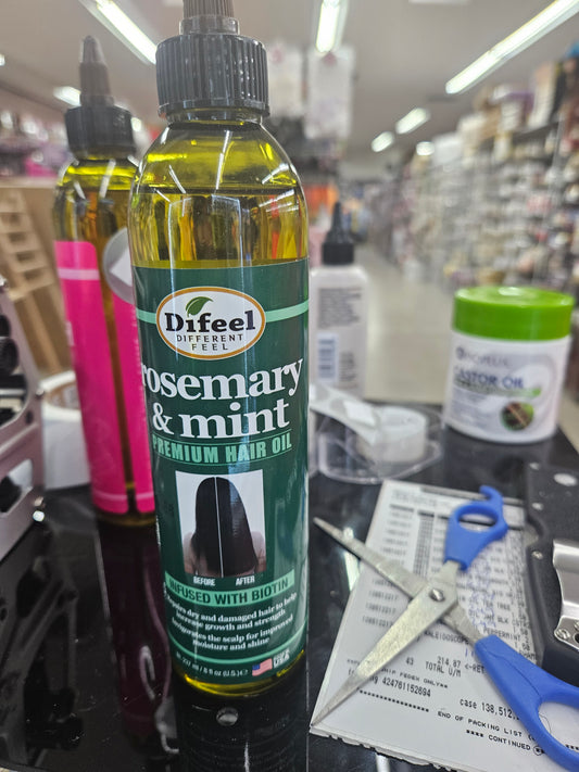 Difell rosemary n mint premium hair oil