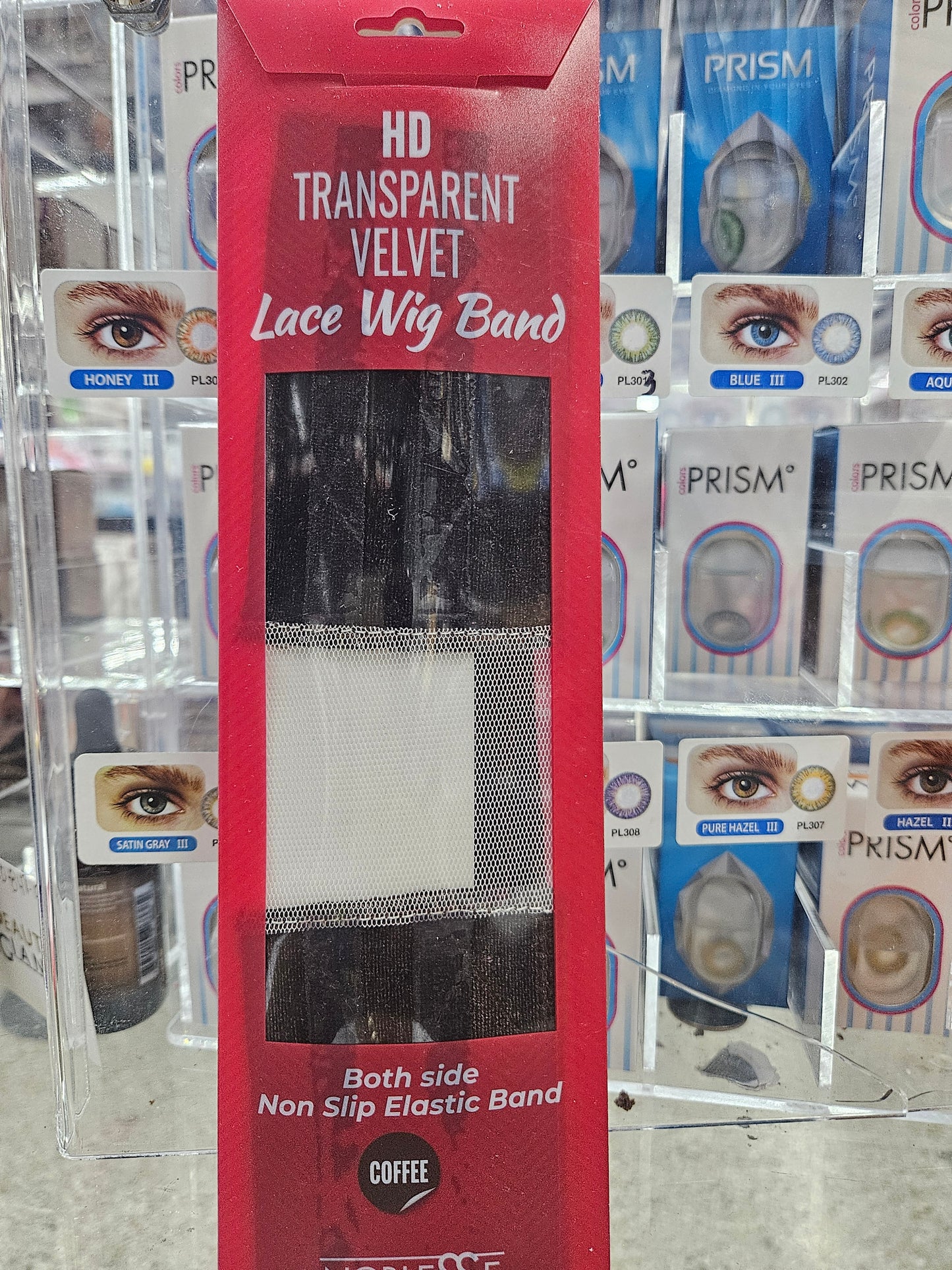 Noblesse HD transparent velvet lace wig band