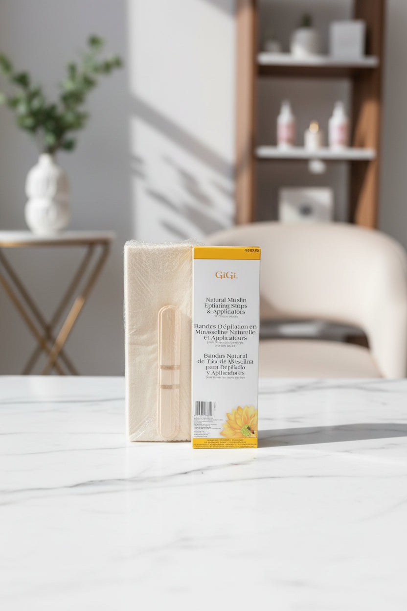 GIGI NAT MUSLIN/SPATULA CMBO KT by Beauty Giant